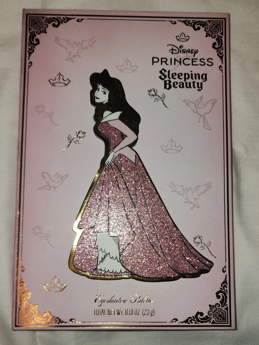 Disney Princess Sleeping Beauty Pink Glitter Compact Palette